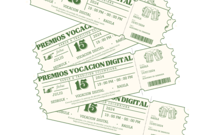 entradas para entrega de premios vocacion digital raiola